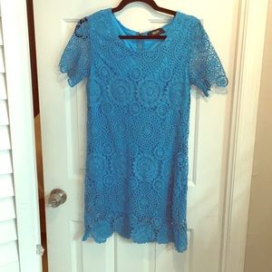Aqua Lace dress